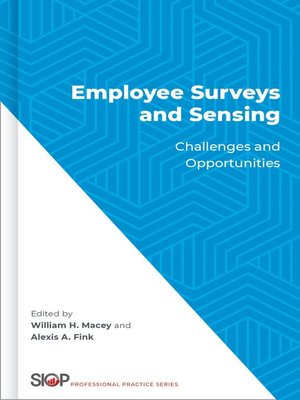 cover image of Employee Surveys and Sensing